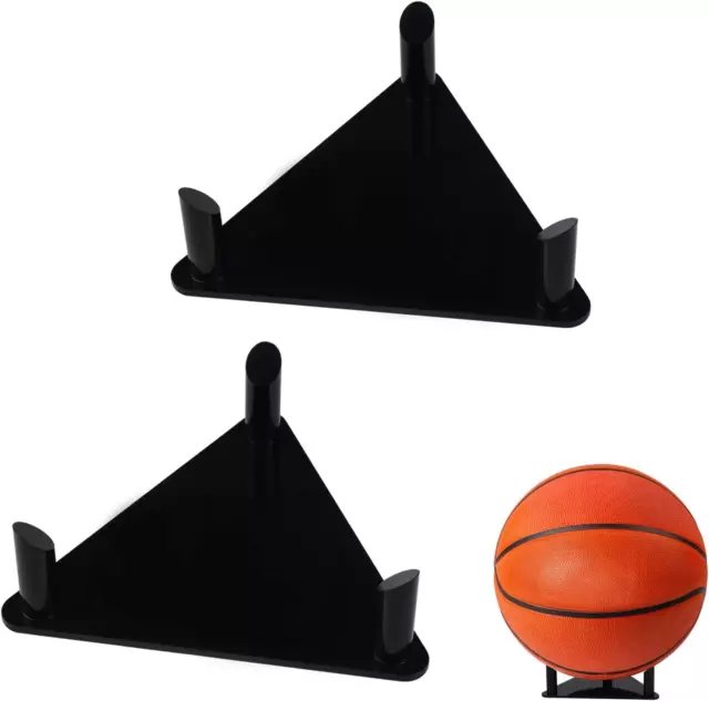 Tasybox Acrylic Ball Stand Holder, Sports Ball Storage Display Rack for Baske...