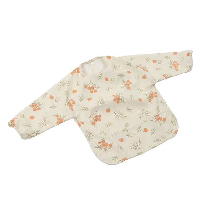 Bavoir à Manches Longues Pour Bébé Boucle De Bavoir à Manches Longues Imprimée