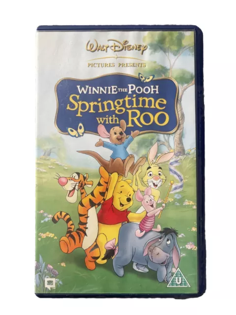 Winnie The Pooh Springtime With Roo Vhs WINNIE THE POOH - Springtime With Roo (VHS, 2004) £3.00 - PicClick UK