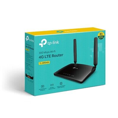 Tp-Link Router Wireless 4G Lte Sim Tl-Mr6400 300Mbps