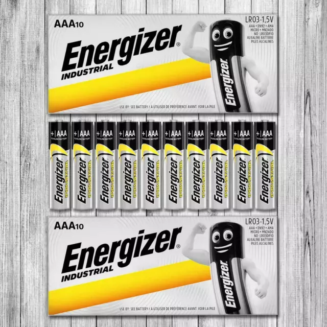 1 x Energizer AAA battery Industrial 1.5V LR03 Micro EN92 AM4 MN2400