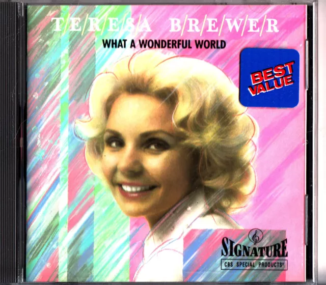 Teresa Brewer: What A Wonderful CD -1989 CBS Signature (Best Of) RARE