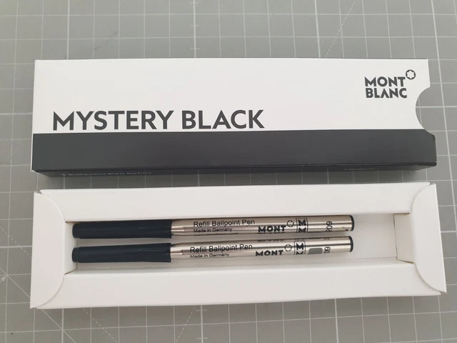 Montblanc 2 Kugelschreiberminen M Mystery Black (128211)