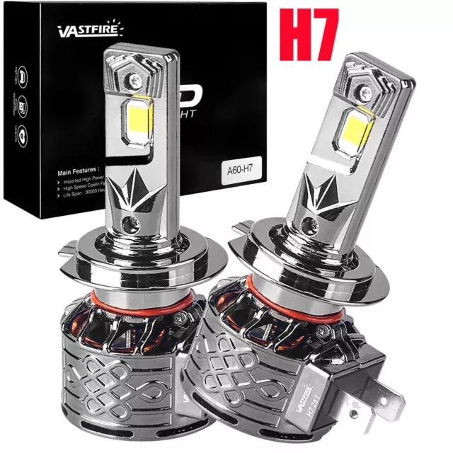 Canbus 2X H7 LED Scheinwerfer 6000K Xenon Halogen Weiß Nebel Fern/Abblendlicht