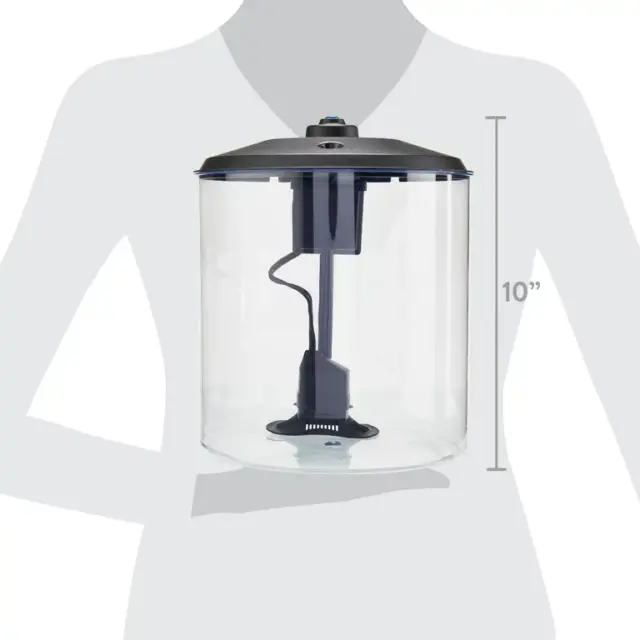 Aqua Culture 1.5-Gallon Aquarium Starter Kit Plastic, LED Lighting and Power Fil 2