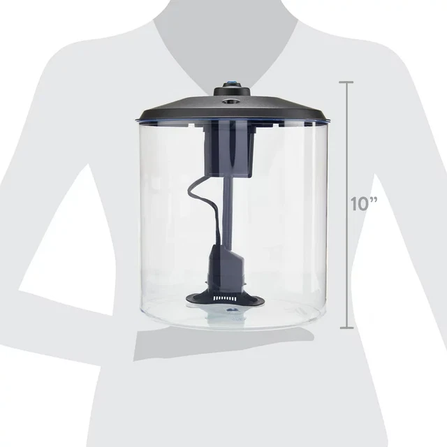 Aqua Culture 1.5-Gallon Aquarium Starter Kit Plastic, LED Lighting and Power Fil 2
