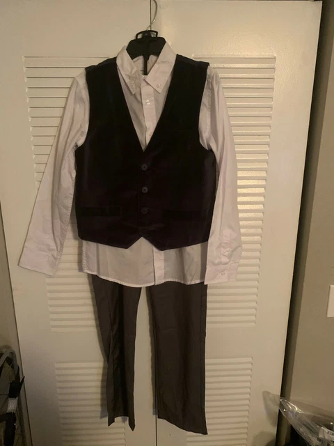 Suit Set Boys 3 Piece Formal Occasion Outfit Pants, Vest, Shirt Sz. 14 New