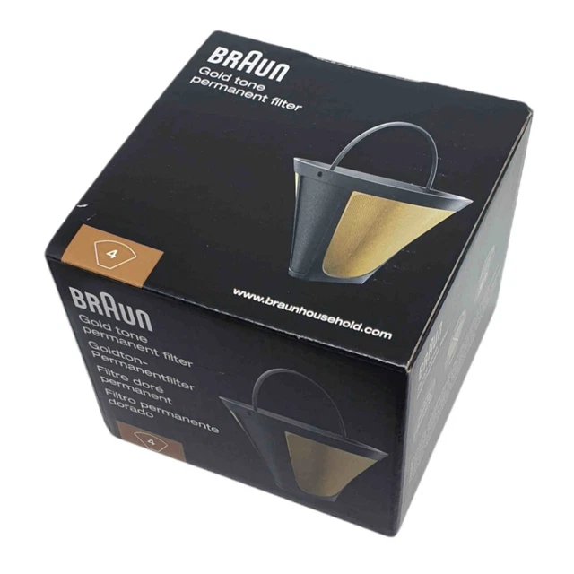 Braun Goldton Kaffeefilter Goldfilter Gr. 4 PurAroma 7 KF6031 KF6050 KF7020 7120