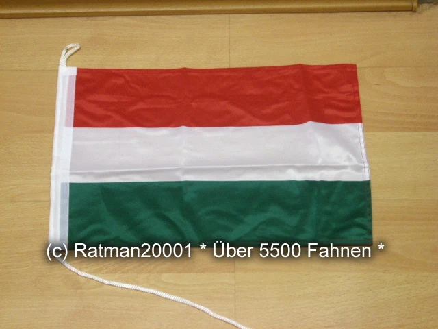 Fahne Flagge Ungarn Bootsfahne Tischwimpel Biker - 30 x 40 cm