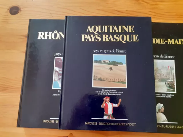 Pays et gens de France, lot de 5 volumes - Larousse  -  