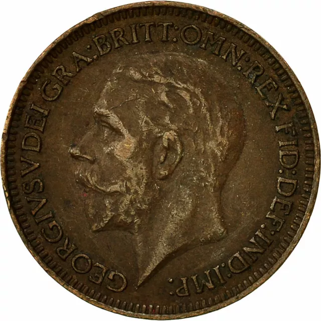 [#426865] Coin, Great Britain, George V, Farthing, 1932, EF(40-45), Bronze, KM:8