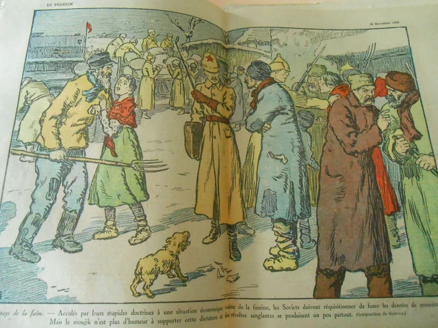 Au pays de la faim les soviets doivent réquisitionner de force denrée Print 1928