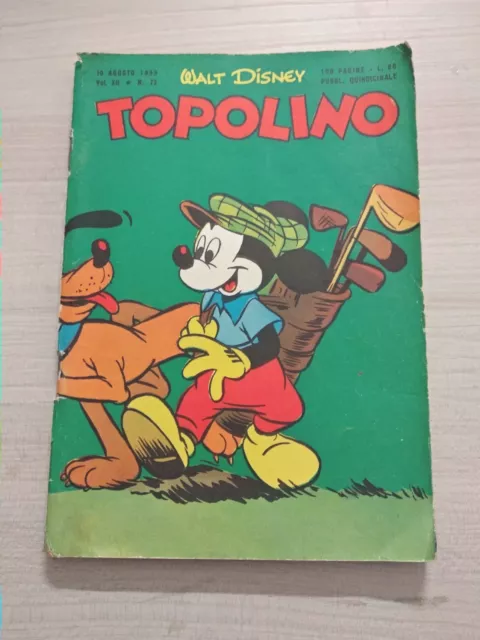 TOPOLINO Libretto N.72 del 1953 originale