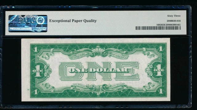 AC 1928B $1 Silver Certificate PMG 63 EPQ D-B block UNC  Fr 1602!!! 2