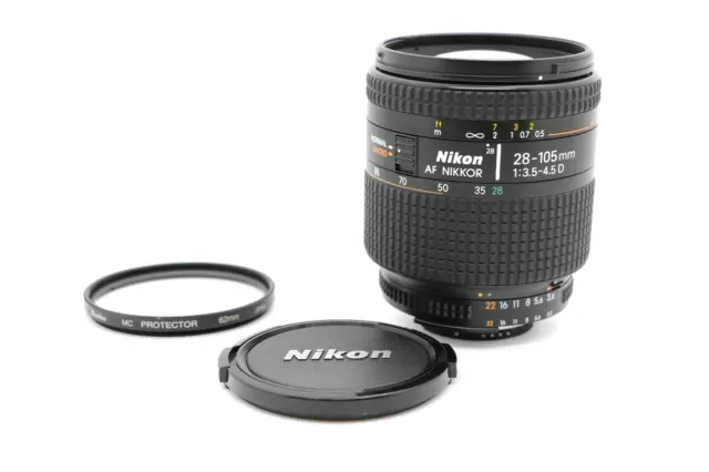 【 NEAR MINT 】Nikon AF NIKKOR 28-105mm f/3.5-4.5 D Zoom Lens from JAPAN