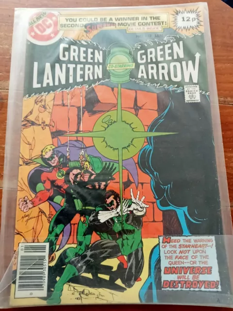 Green Lantern co-starring Green Arrow #112 Jan 1979 (FN+) Bronze Age