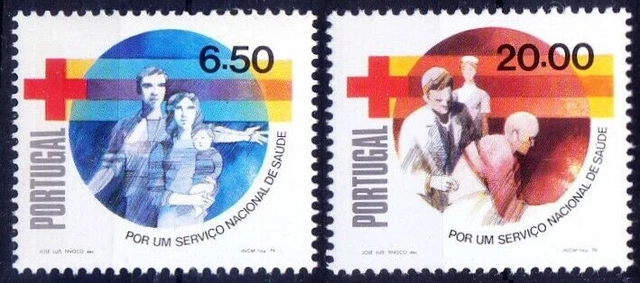 PORTUGAL 1979 MNH 2v Croix Rouge Sant M decine B50 EUR 2 22 portugal-1979-mnh-2v-croix-rouge-sant-m-decine-b50-eur-2-22