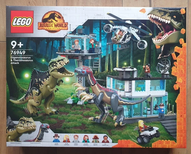 LEGO 76949 JURASSIC World Giganotosaurus & Therizinosaurus Angriff NEU ...