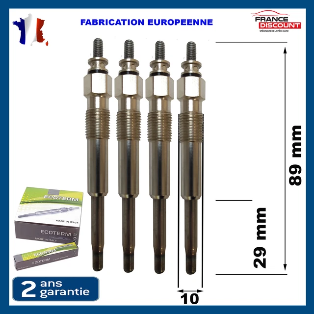 Bougie De Préchauffage NGK Y-503J - Compatible Peugeot Citroën 1.9D 1.5D