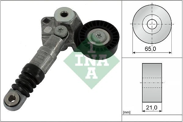 INA Tendeur de courroie courroie trapézoïdale à nervures 534 0735 10 21,0mm