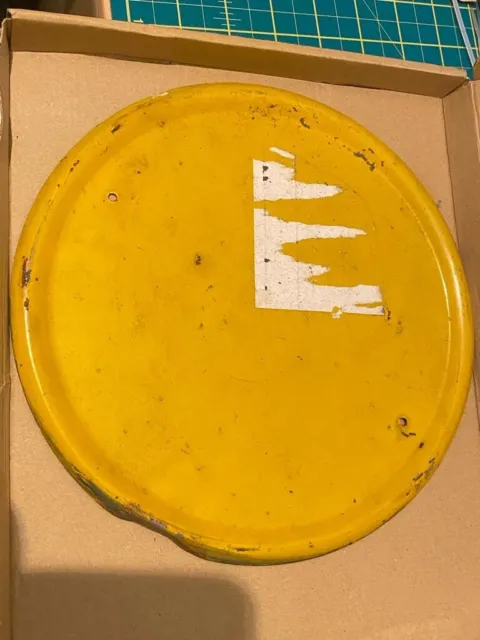 Military convoy plate. Used