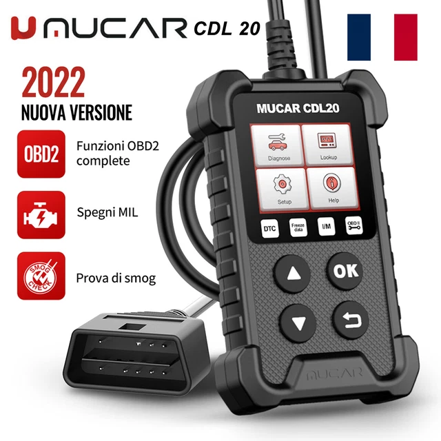 Mucar CS5 OBD2 Auto Diagnostica Diagnosi Auto Professionale In Italiano Con 5 Sistemi Sistema - Foto 8