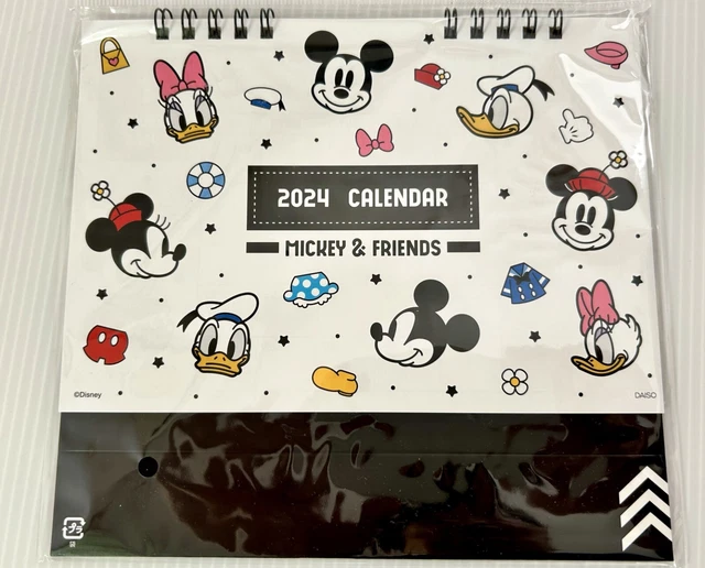 MICKEY MOUSE & Friends 2025 desktop monthly planner size 7" x 6.7" 9.