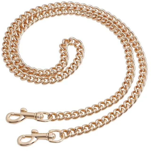 Next Fashion Oval Purse Chain Flat Gold Light Weight Crossbody Shoulder Strap Polished - (8 / 20cm)