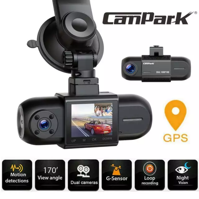 1080P GPS Car Auto DVR Kamera Video Recorder Dash Cam G-Sensor Camera Nachtsicht