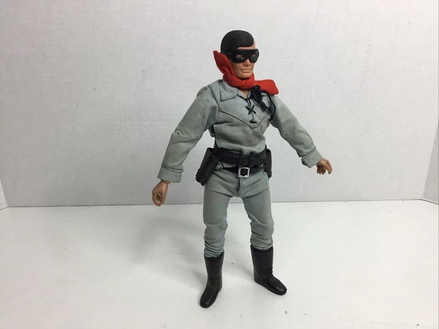 VINTAGE LONE RANGER 10" DOLL  ACTION FIGURE 1973 GABRIEL IND W/Holster & Mask