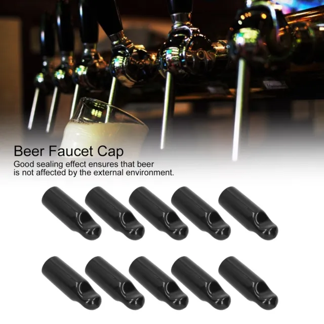 10Pcs Beer Tap Cap Rubber Covers For Beer Barrel Draft Beer Faucet Keg Caps AU