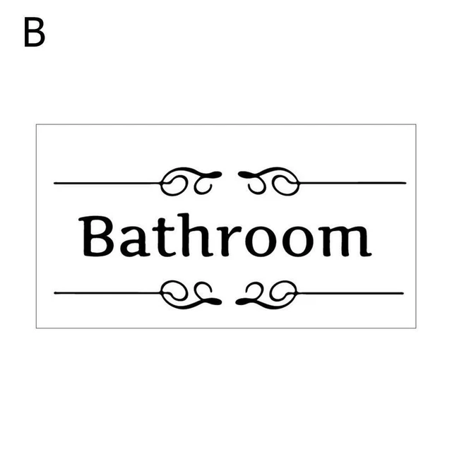 Bedroom Door Sign Self Adhesive Vinyl Sticker, Decal Door Hotel Signs N1L2