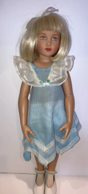 1996 Helen Kish 16" Margot Blonde "SUNDAY BEST" Gorgeous Vinyl Doll LE 146/950