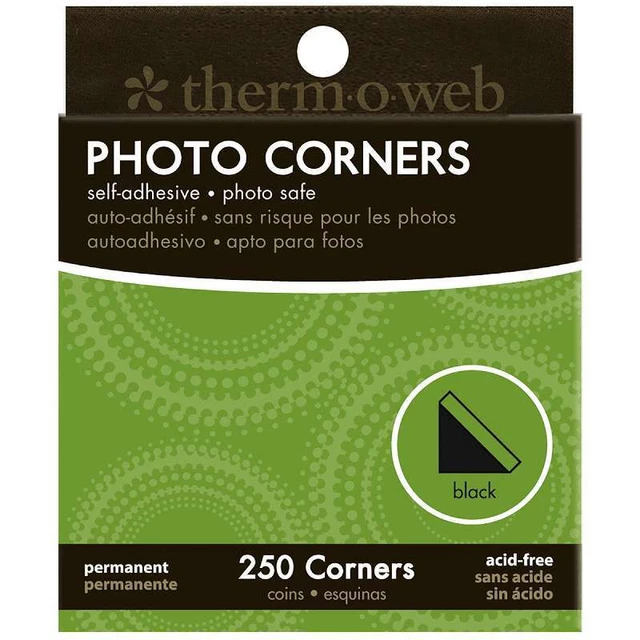 Esquinas fotográficas en caja 250/PKG-Negro 000943038672