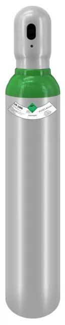 Botella de gas ARGON 4.8 Bombona para soldadura TIG 8 litros 1.5m3