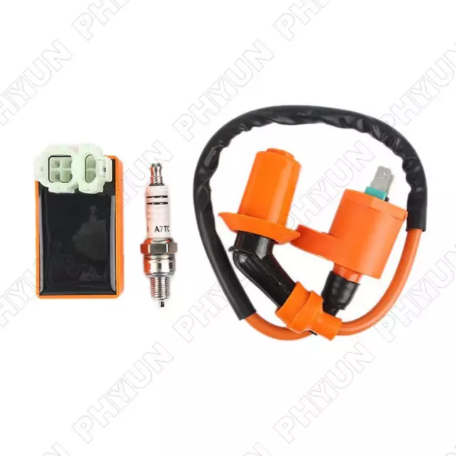 Motorbike Racing Ignition Coil Spark Plug CDI For Gy6 Scooter 50cc 125cc 150cc