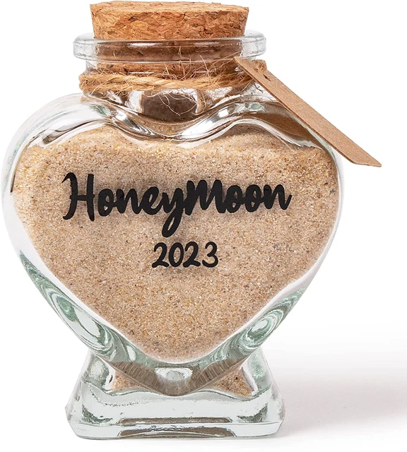Honeymoon Sand Keepsake Jar 2023，Bridal Shower Gift, Wedding Gift, Engagement Gi