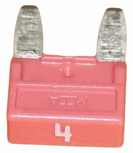 Lot 1 2 5 10 mini fusibles 4A auto moto à lame rose pince extracteur fusible