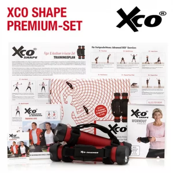 XCO Trainer ALU Premium SET mit 2x Trainingsplan + 2 DVDs