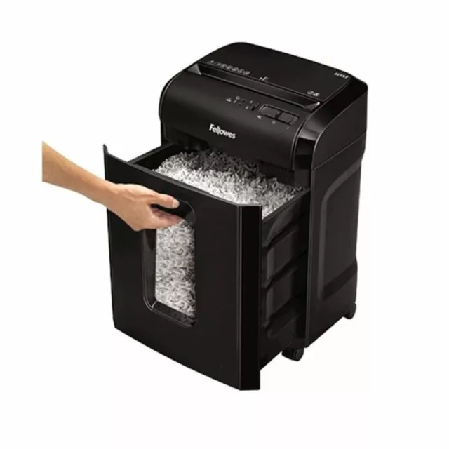 Déchiqueteuse de Papier Coupe Fine Fellowes Powershred 10M 2 x 12 mm Noir