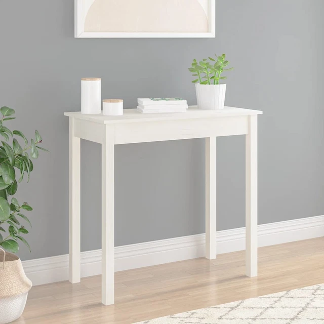Tavolino Consolle VidaXL Nero - 75x40x75 Cm, Legno Multistrato E Telaio Metallo, Piedini Regolabili