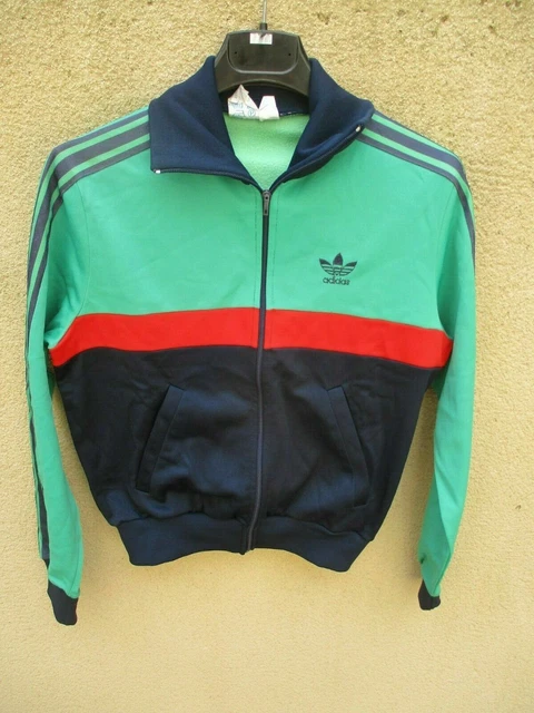 VESTE ADIDAS FLUSH vintage giacca felpa Ventex jacket jacke 80 S