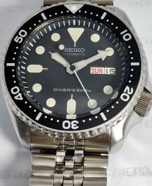 PRE-OWNED SEIKO SCUBA Diver 7S26-0020 Skx007 Automatic Men's Watch 784797  EUR 177,23 - PicClick FR