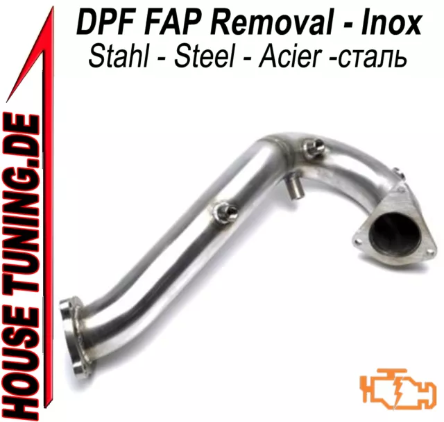 Tubo Rimozione DOWNPIPE FAP DPF Audi A4 A5 2.7 TDI quattro 190 cv ps hp VA3