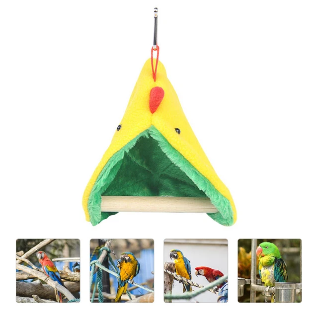 Parrot Plush Nest Hammock Indoor Bird Stand Swing Toy Keep Warm