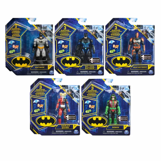 CHOOSE YOUR FAVORITE Batman 4-Inch Action Figure - Limited Stock! £11.