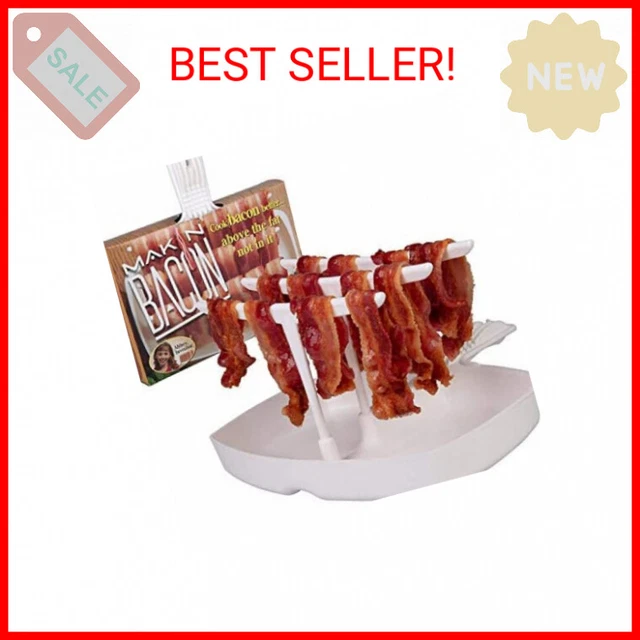 Microwave Bacon Cooker - The Original Makin Bacon Microwave Bacon Tray