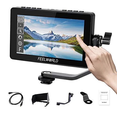 F5Pro V4 6 Inch 3D LUT Touch Screen DSLR Camera Field Monitor with
