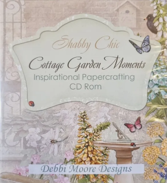 Debbi Moore Shabby Chic Cottage Garden Moments Inspirational CD Rom (320714) -