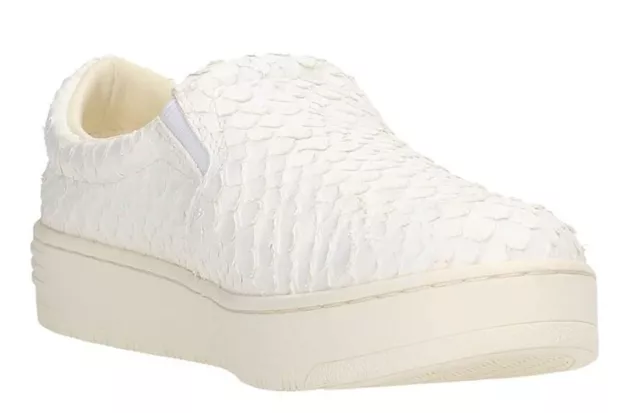 Jeffrey Campbell Jc Play Slip On 2 Pelle Snake White Platform  Originali E Nuovo 3